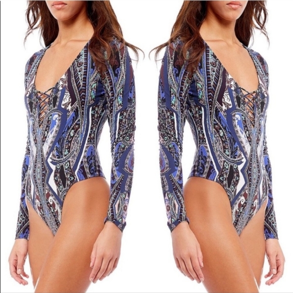 Free People Tops - Free People Pick A Place Bodysuit